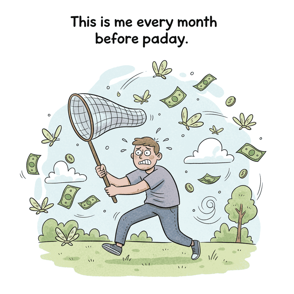 Money Running Away